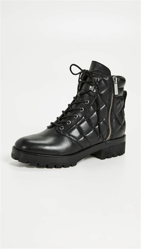 michael kors rosario boots|Michael Michael Kors Rosario Leather Combat Boots In Black.